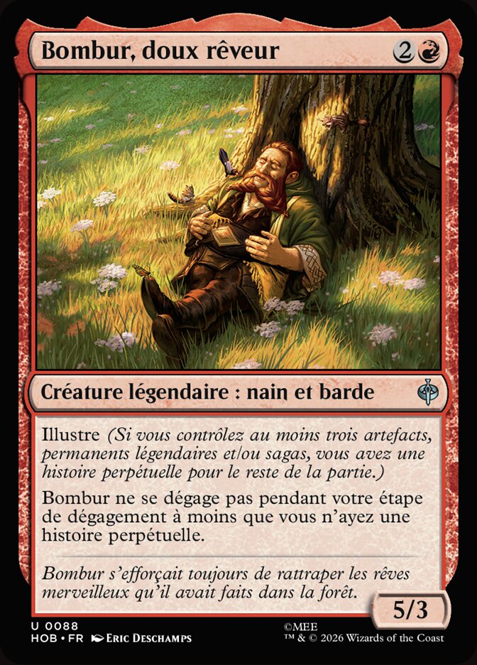 Bombur, doux rêveur