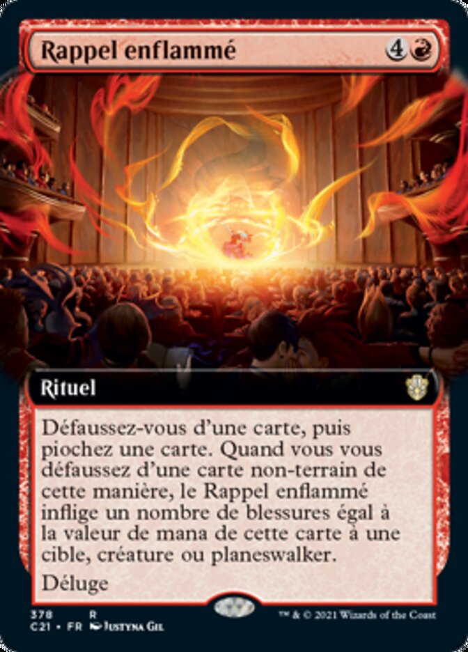 Rappel enflammé