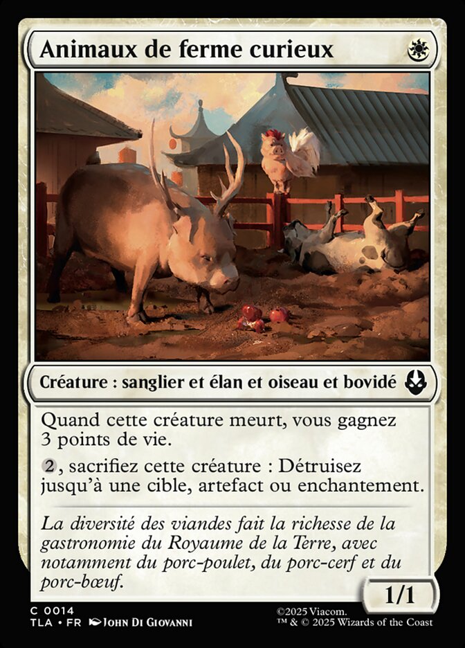 Animaux de ferme curieux