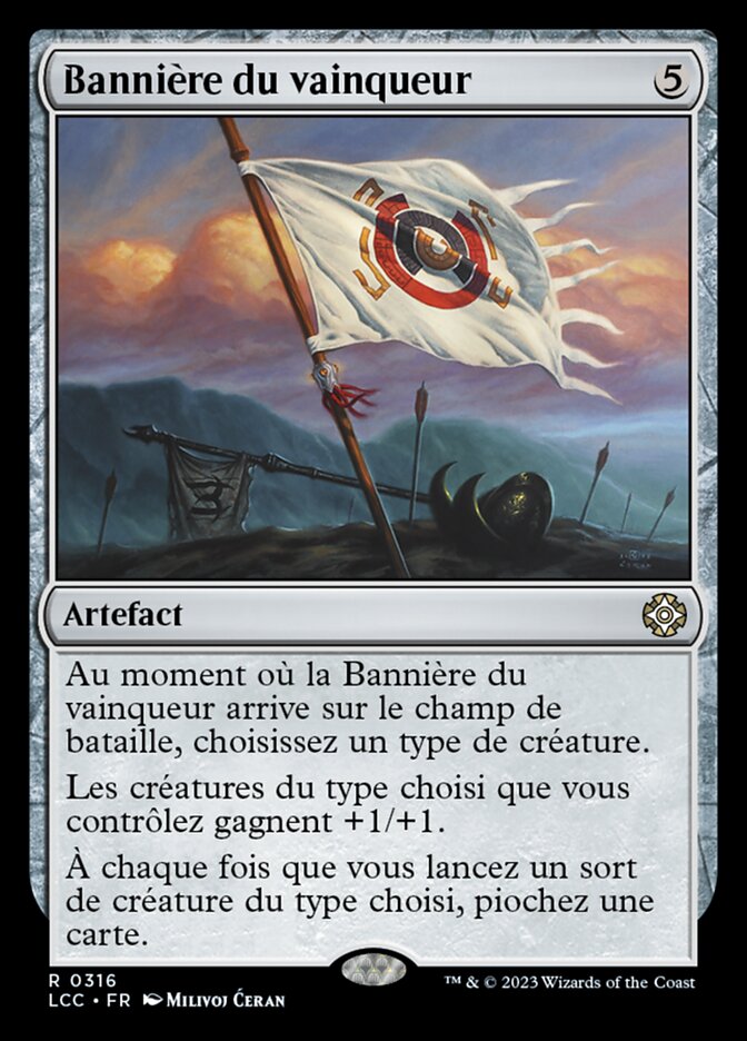 Bannière du vainqueur