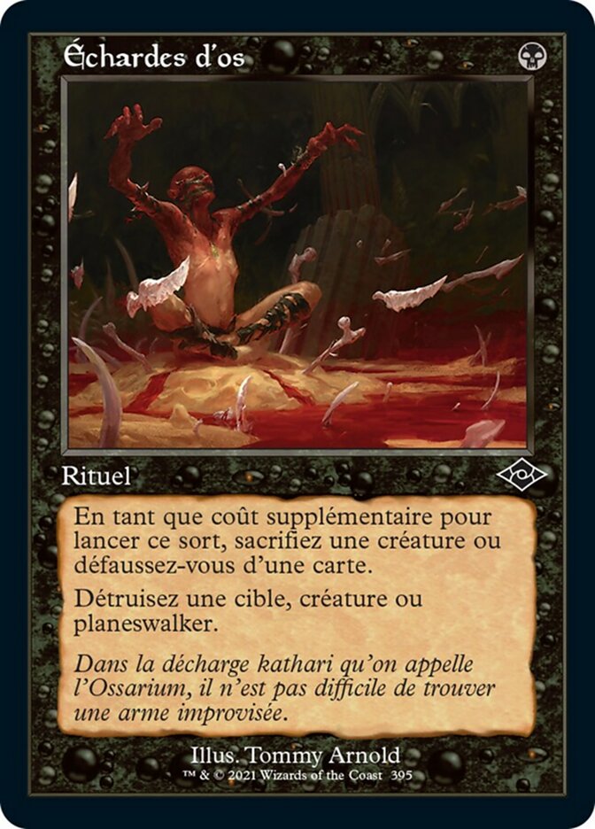 Échardes d'os
