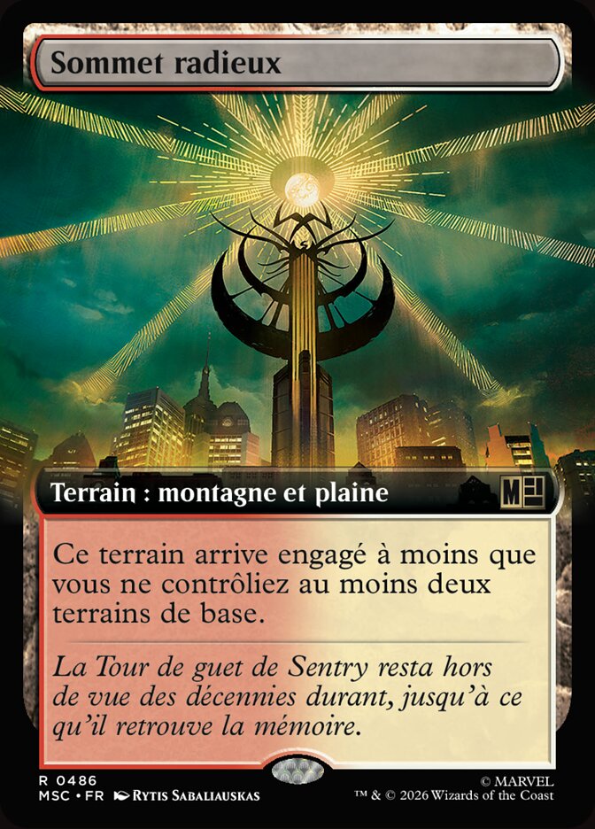 Sommet radieux