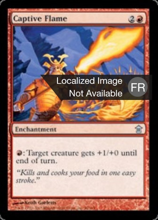 Flamme captive
