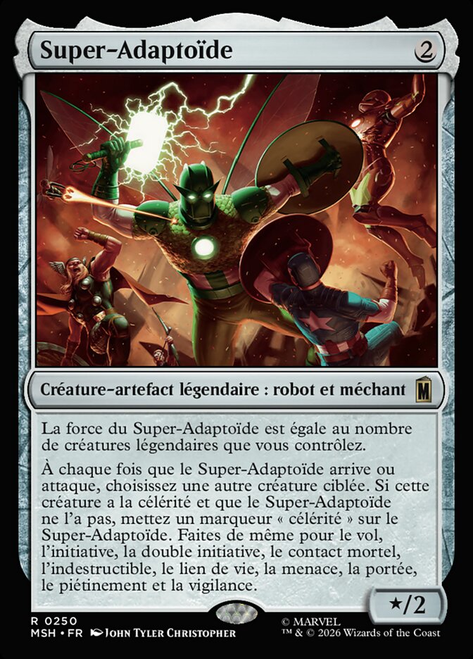 Super-Adaptoïde