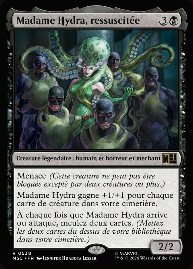 Madame Hydra, ressuscitée