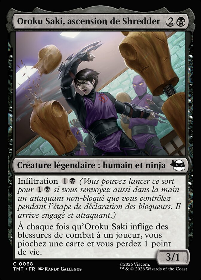 Oroku Saki, ascension de Shredder