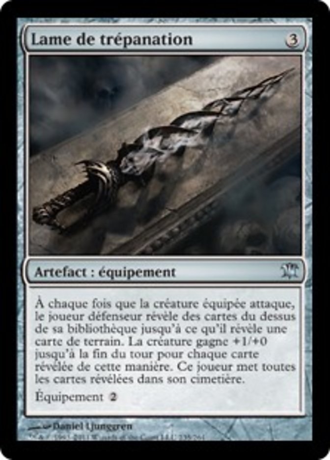 Lame de trépanation