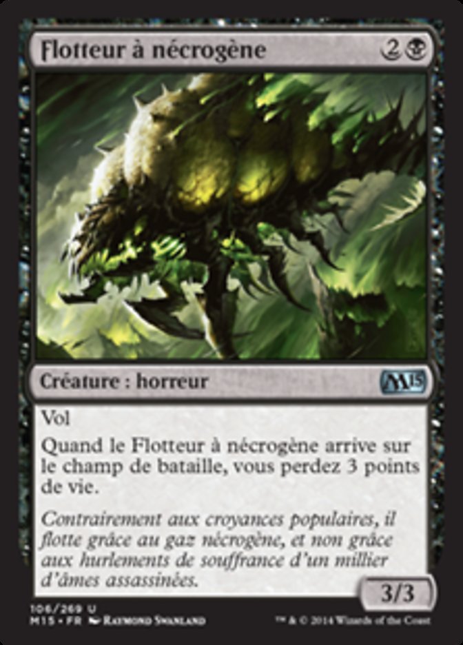 Flotteur à nécrogène