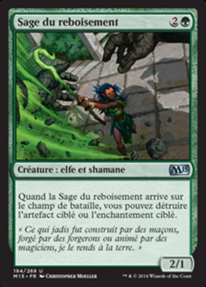 Sage du reboisement