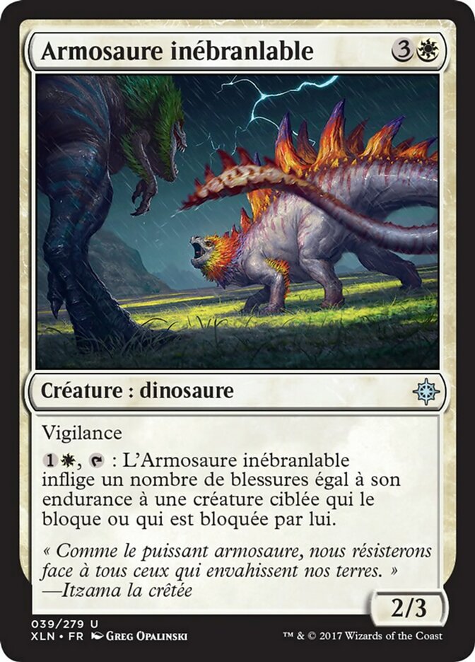 Armosaure inébranlable