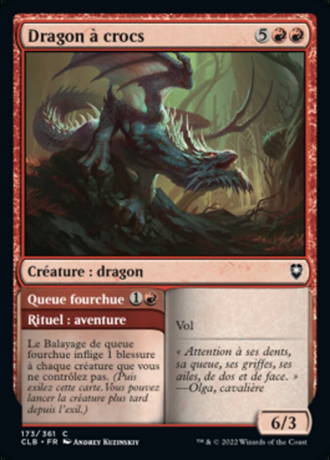Dragon à crocs