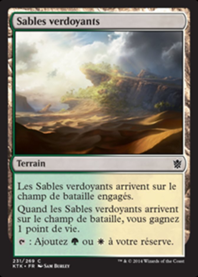 Sables verdoyants