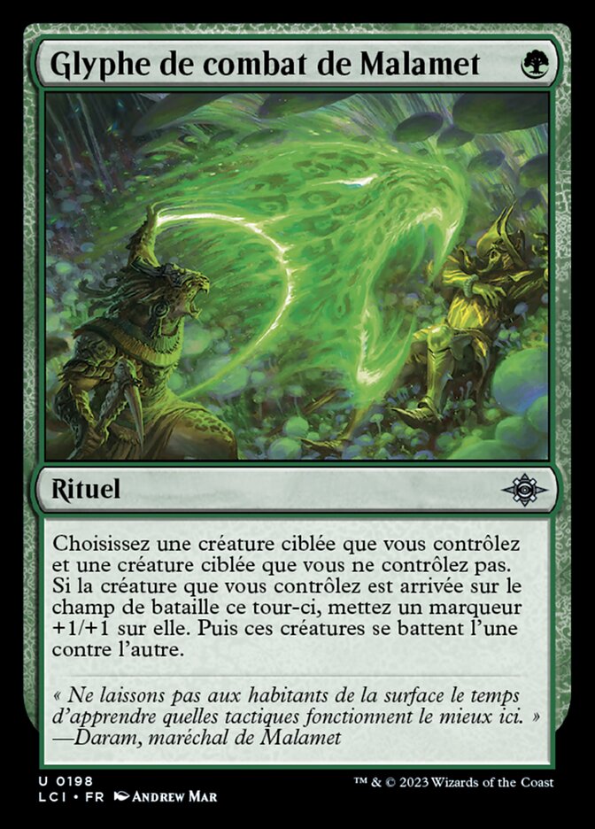 Glyphe de combat de Malamet