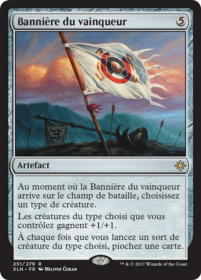 Bannière du vainqueur