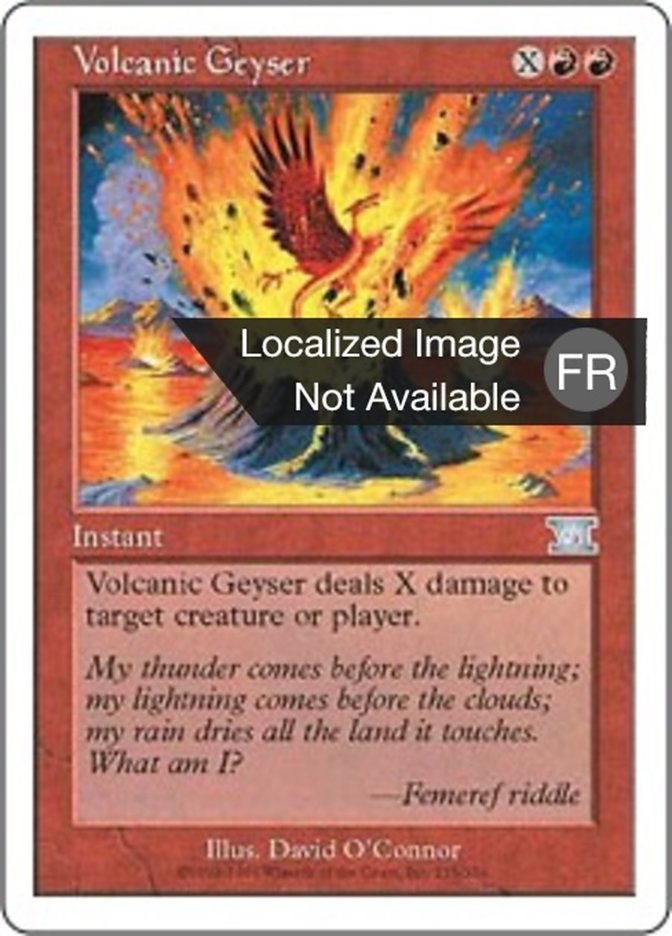 Geyser volcanique