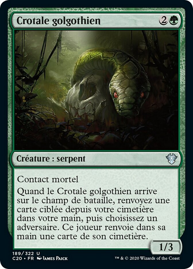 Crotale golgothien