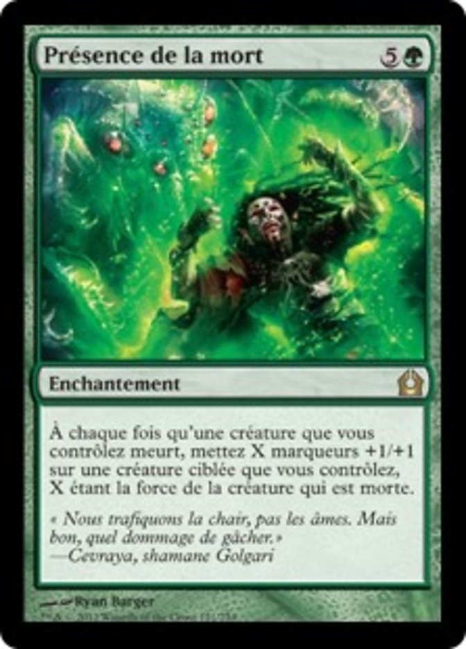 Présence de la mort
