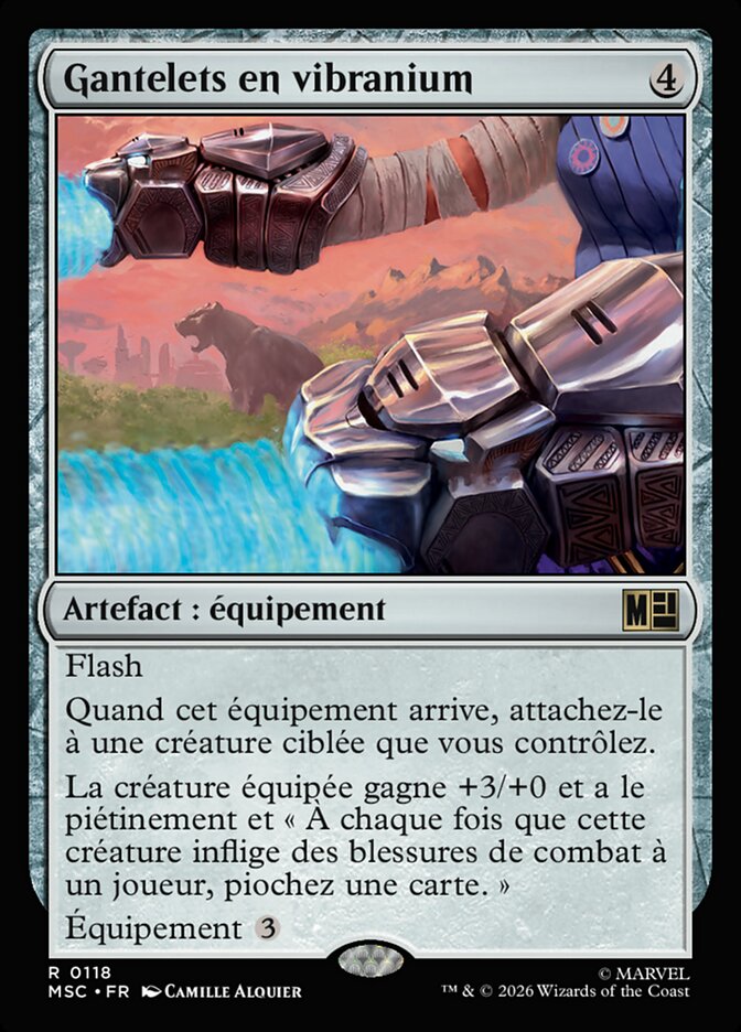 Gantelets en vibranium
