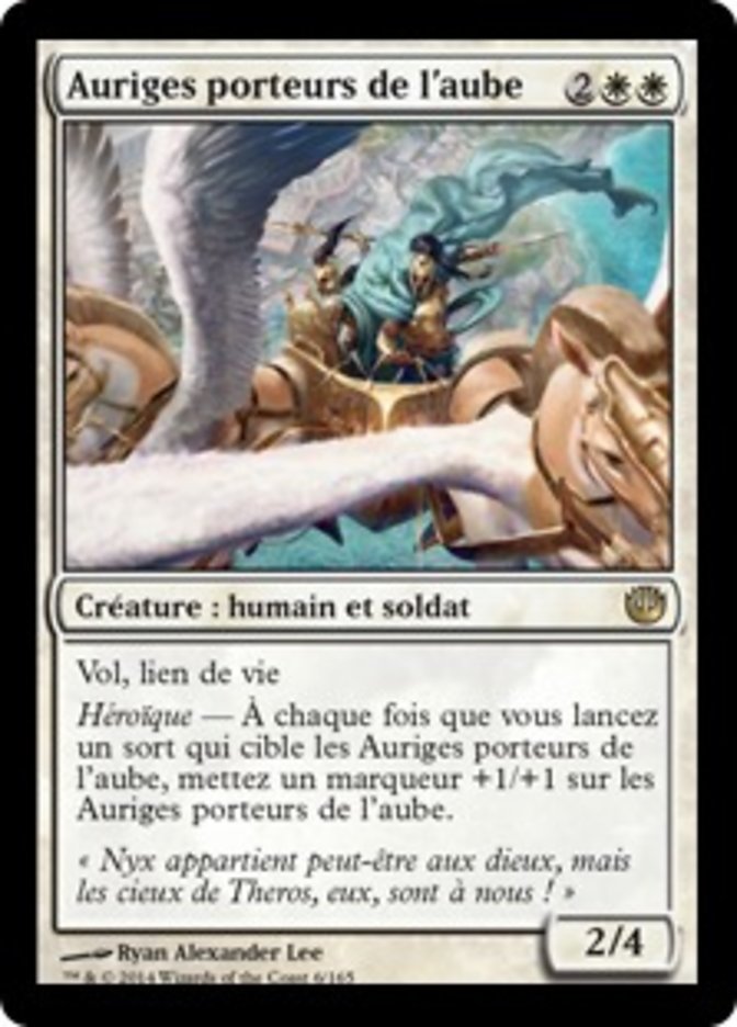 Auriges porteurs de l'aube