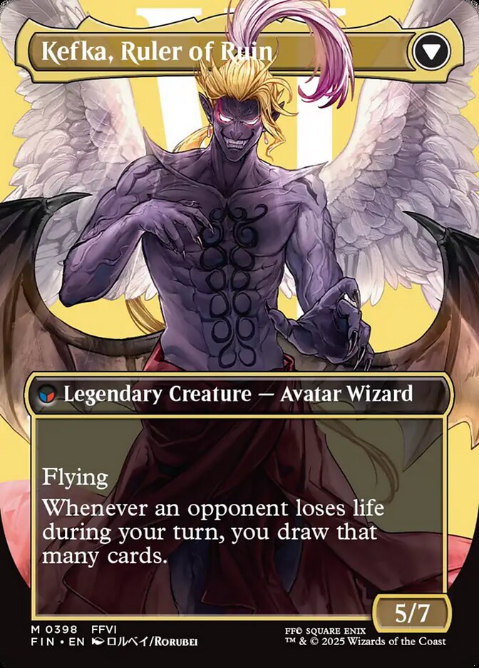 Kefka, Court Mage // Kefka, Ruler of Ruin