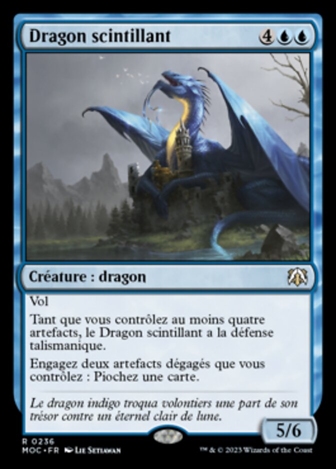Dragon scintillant