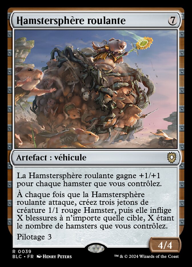 Hamstersphère roulante