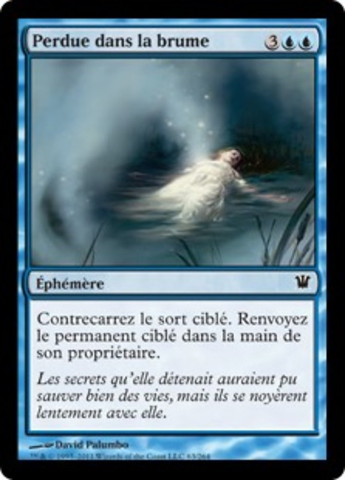 Perdue dans la brume