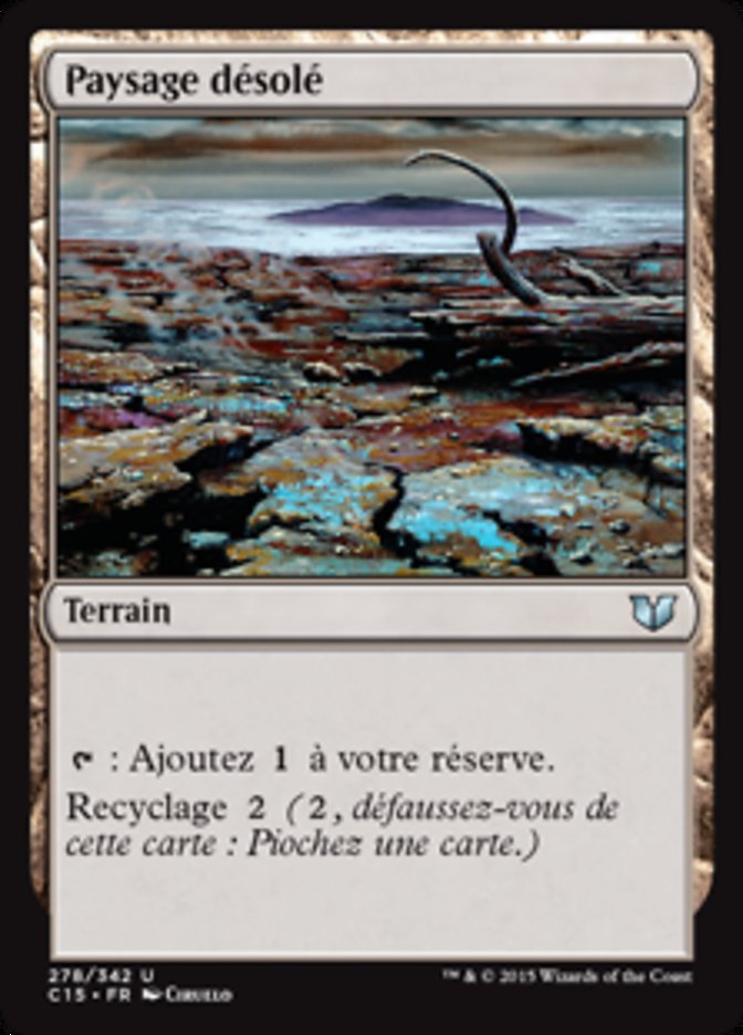 Paysage désolé