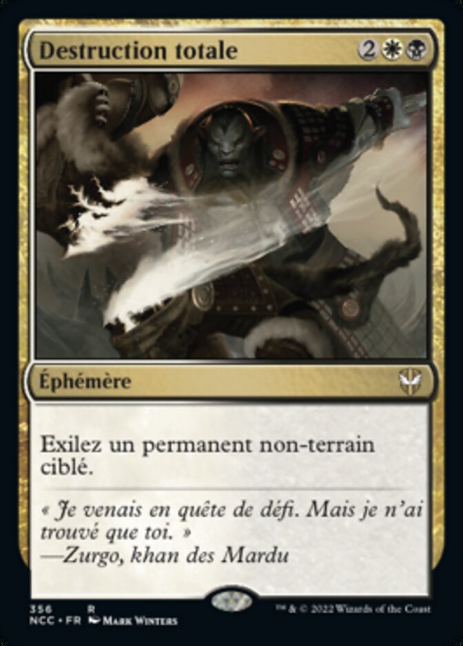 Destruction totale