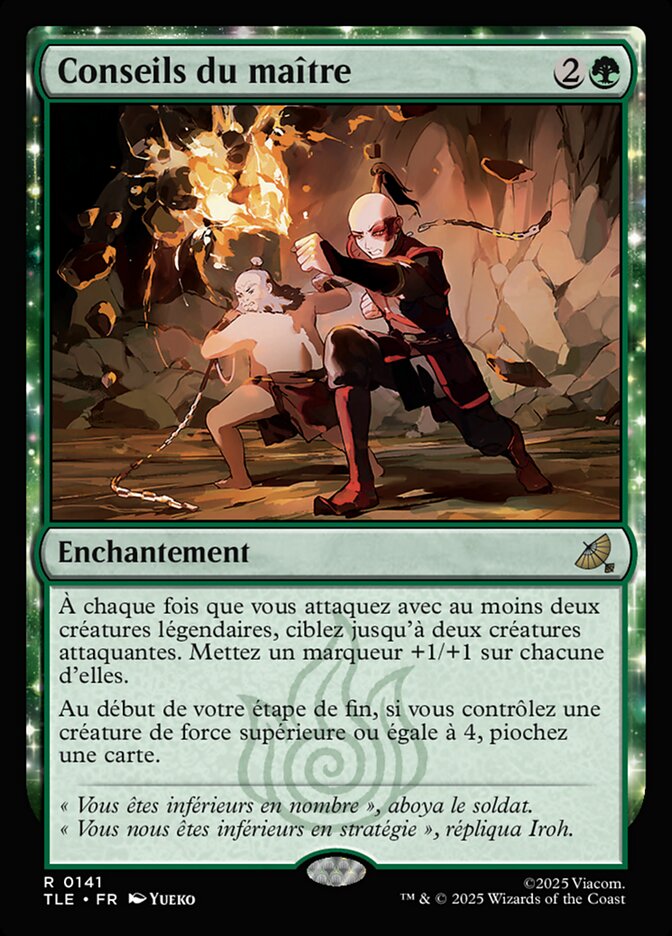 Conseils du maître