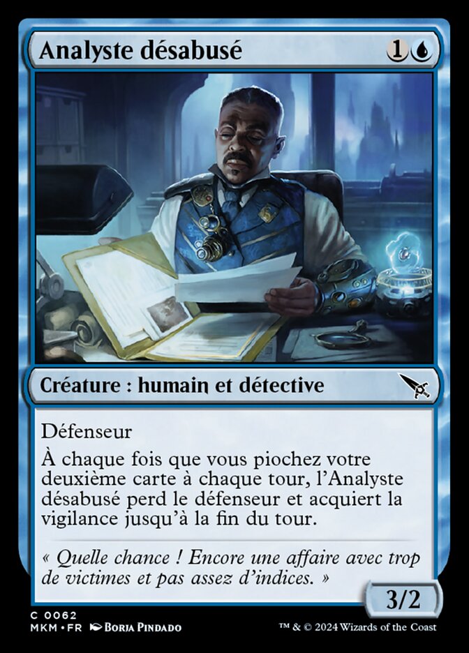 Analyste désabusé