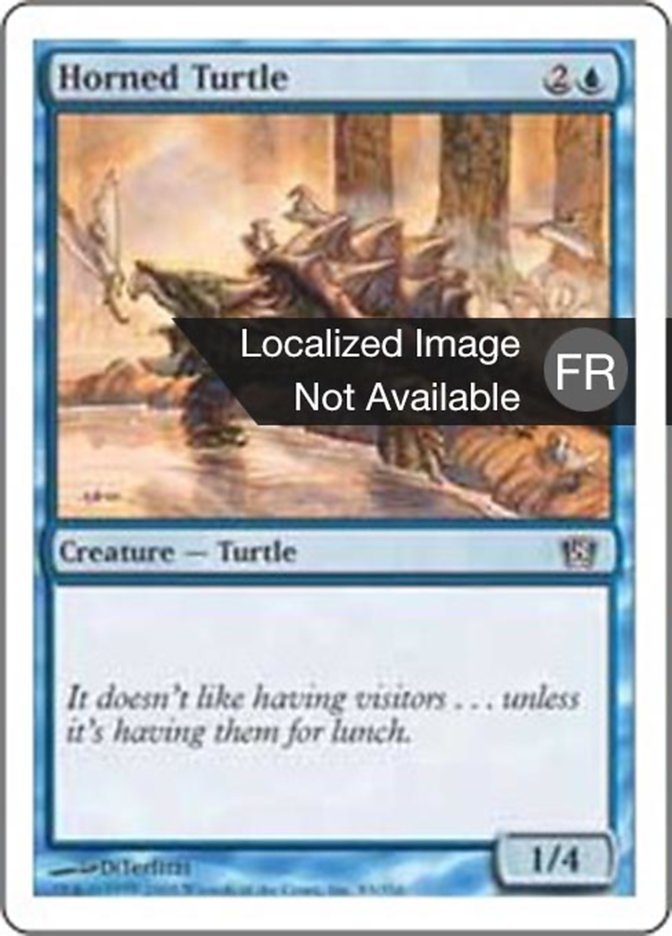 Tortue cornue