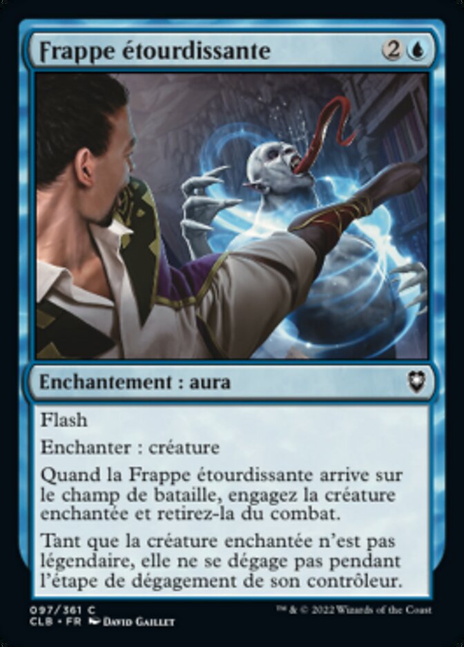 Frappe étourdissante