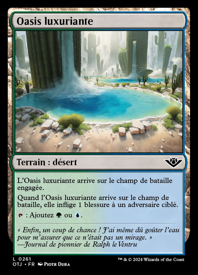 Oasis luxuriante