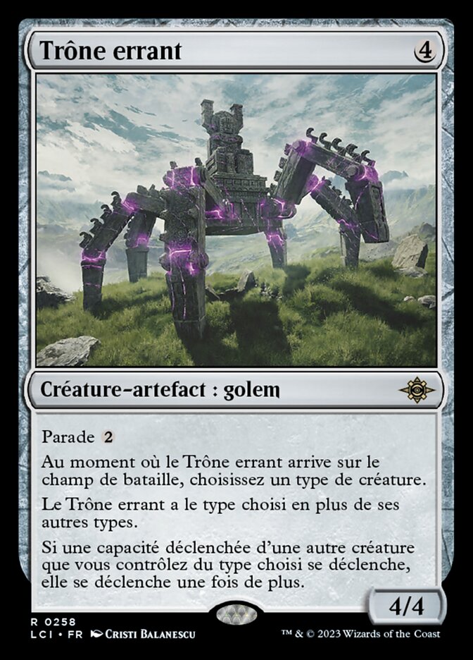 Trône errant
