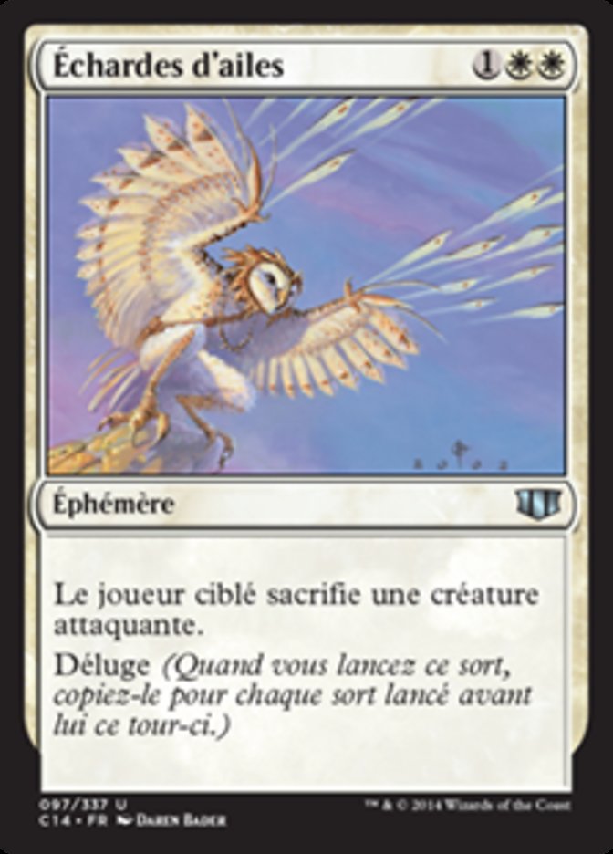 Échardes d'ailes