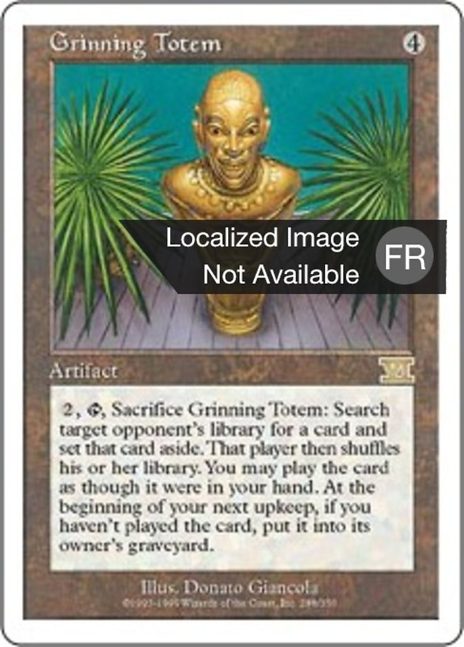 Totem grimacant