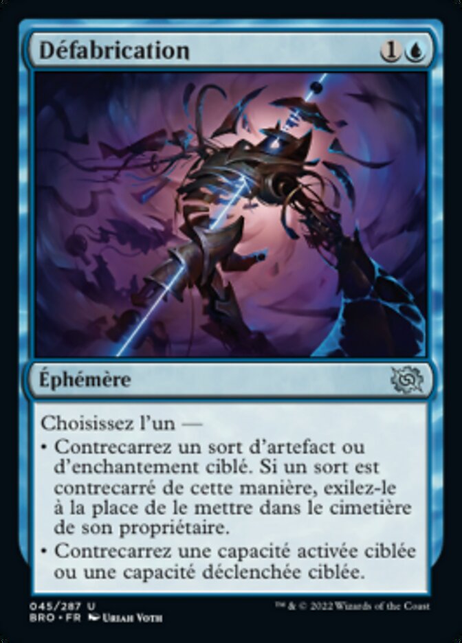 Défabrication