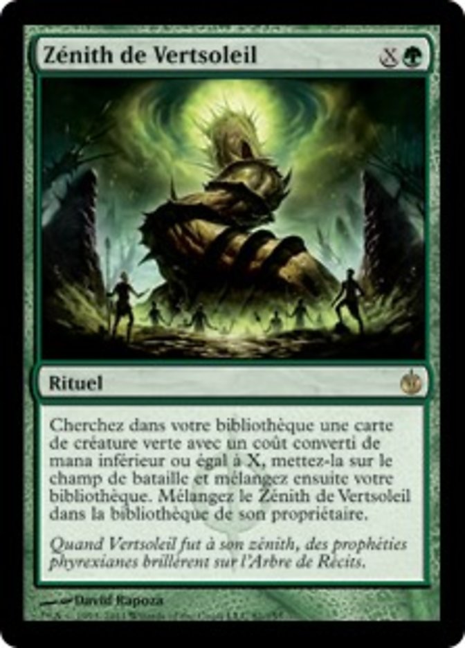 Zénith de Vertsoleil