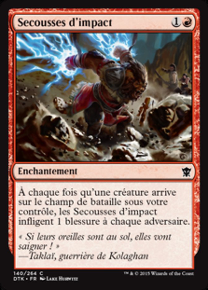 Secousses d'impact