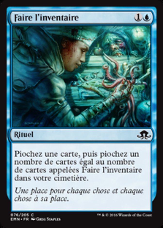 Faire l'inventaire
