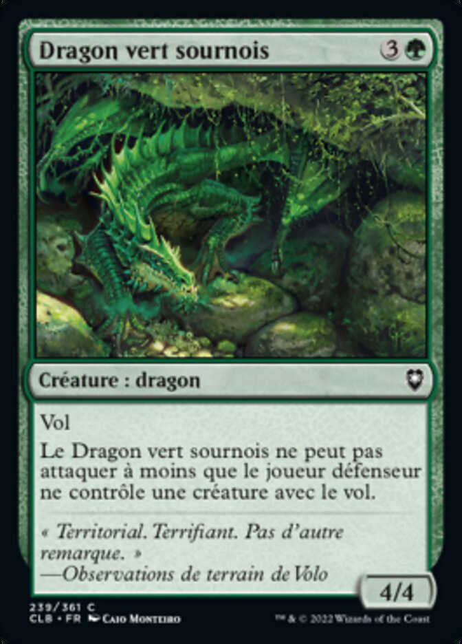 Dragon vert sournois