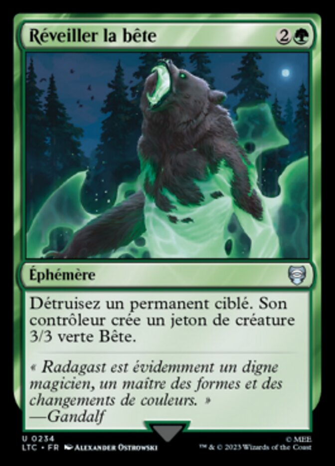 Réveiller la bête