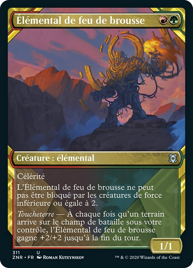 Élémental de feu de brousse