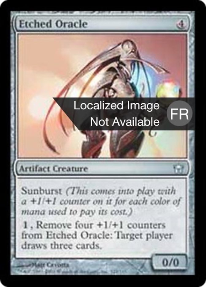 Oracle gravé