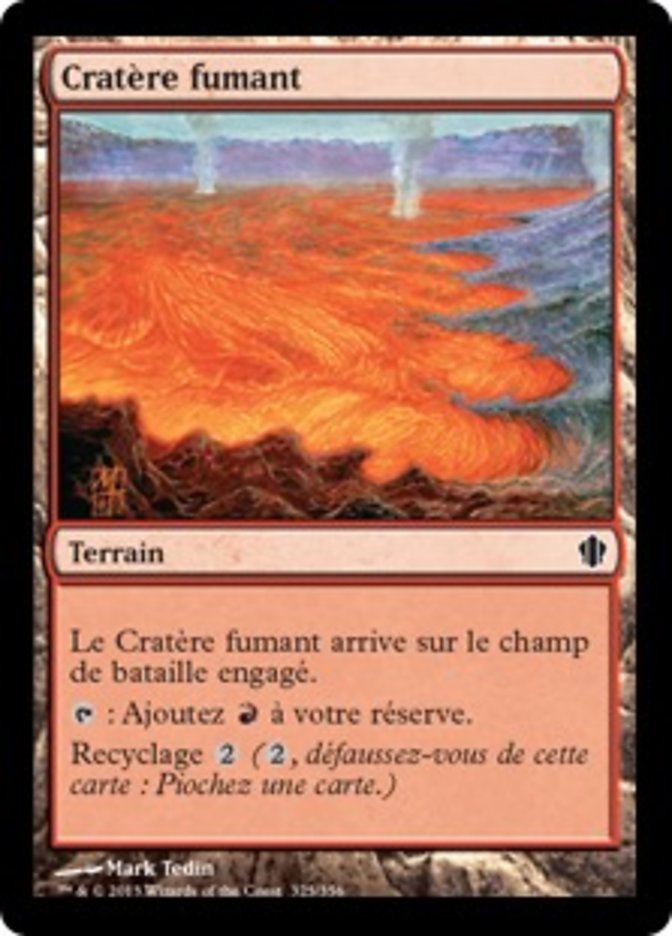 Cratère fumant