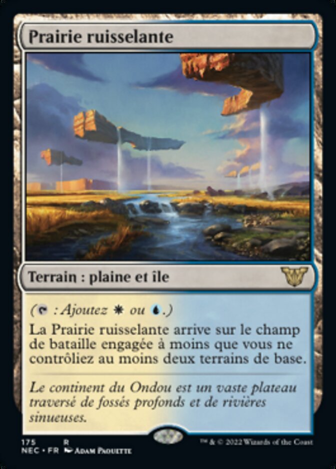 Prairie ruisselante