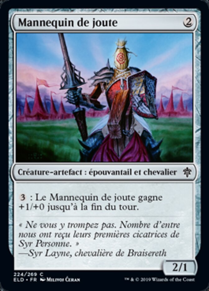 Mannequin de joute
