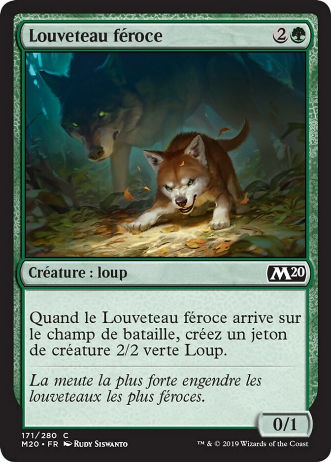 Louveteau féroce