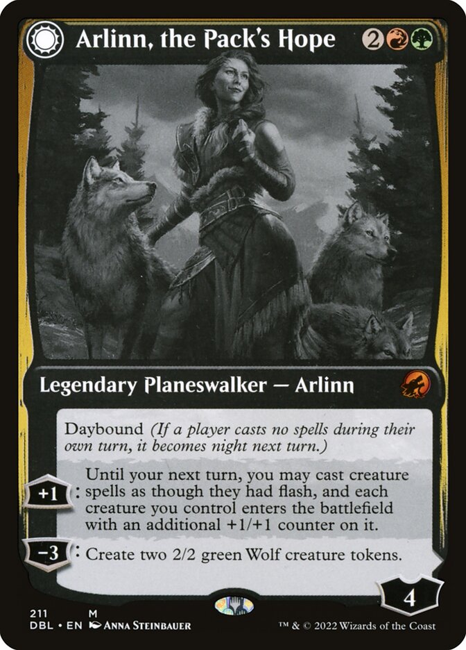 Arlinn, the Pack's Hope // Arlinn, the Moon's Fury